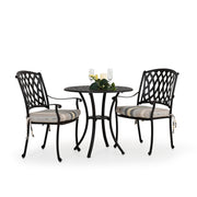 Trellis Outdoor Cast Aluminum 30" Round Dining Table