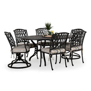 Trellis Outdoor Cast Aluminum 44" x 66" Oval Dining Table