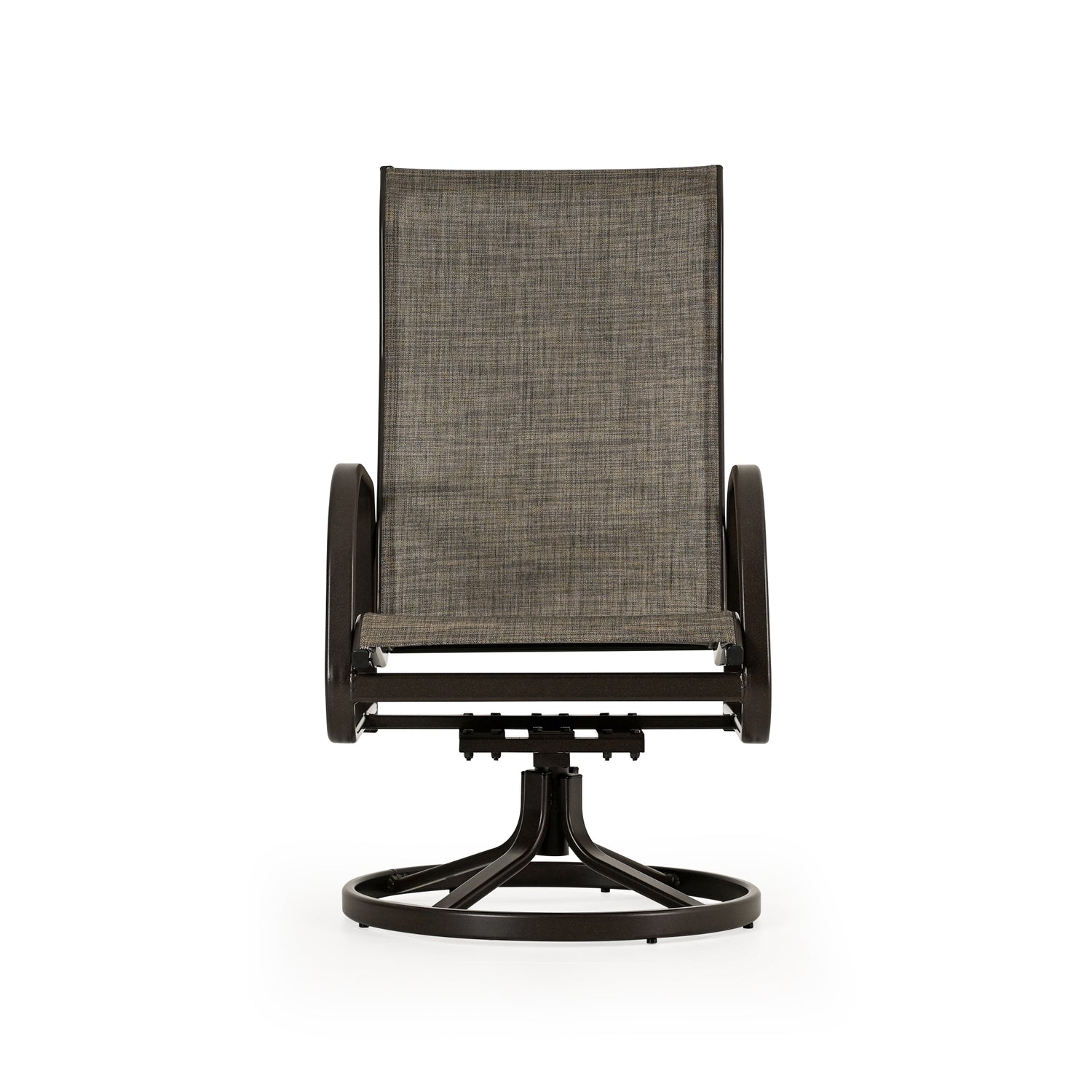 Outer Banks Sling Swivel Dining Chair