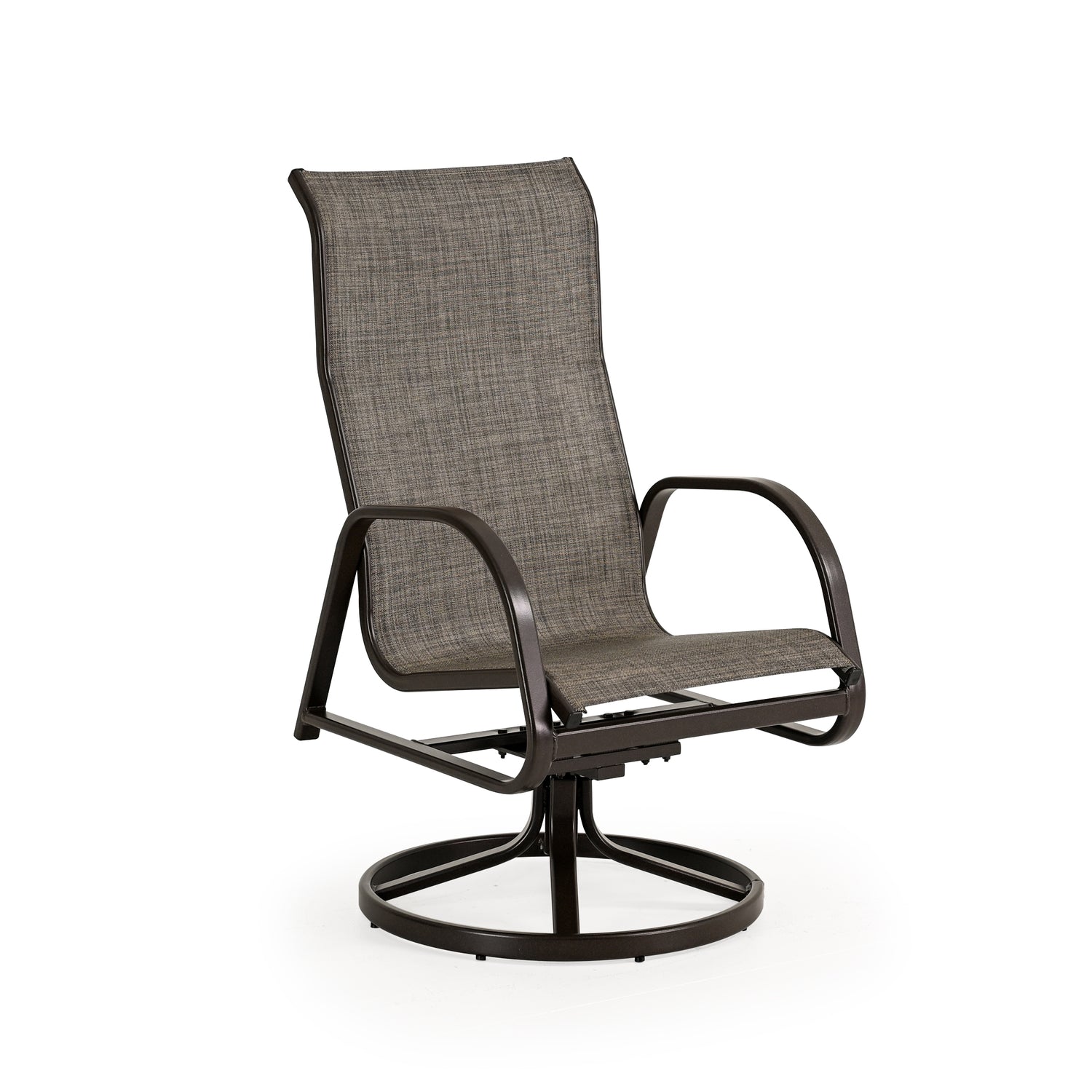 Outer Banks Sling Swivel Dining Chair