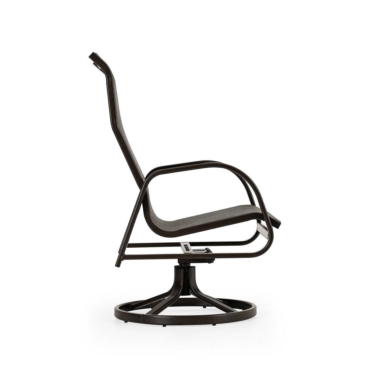 Outer Banks Sling Swivel Dining Chair