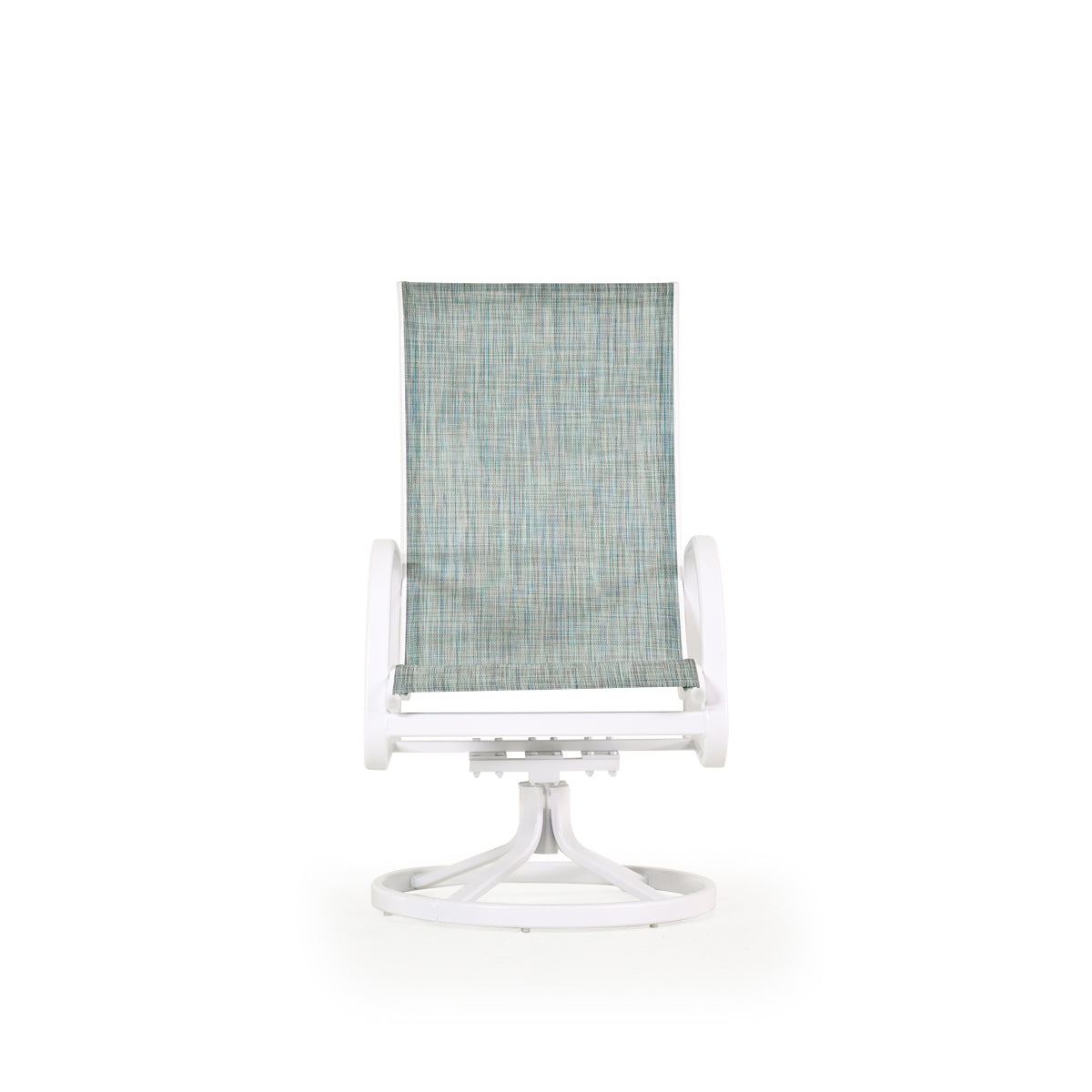 Ocean Breeze High Back Sling Swivel Dining Chair