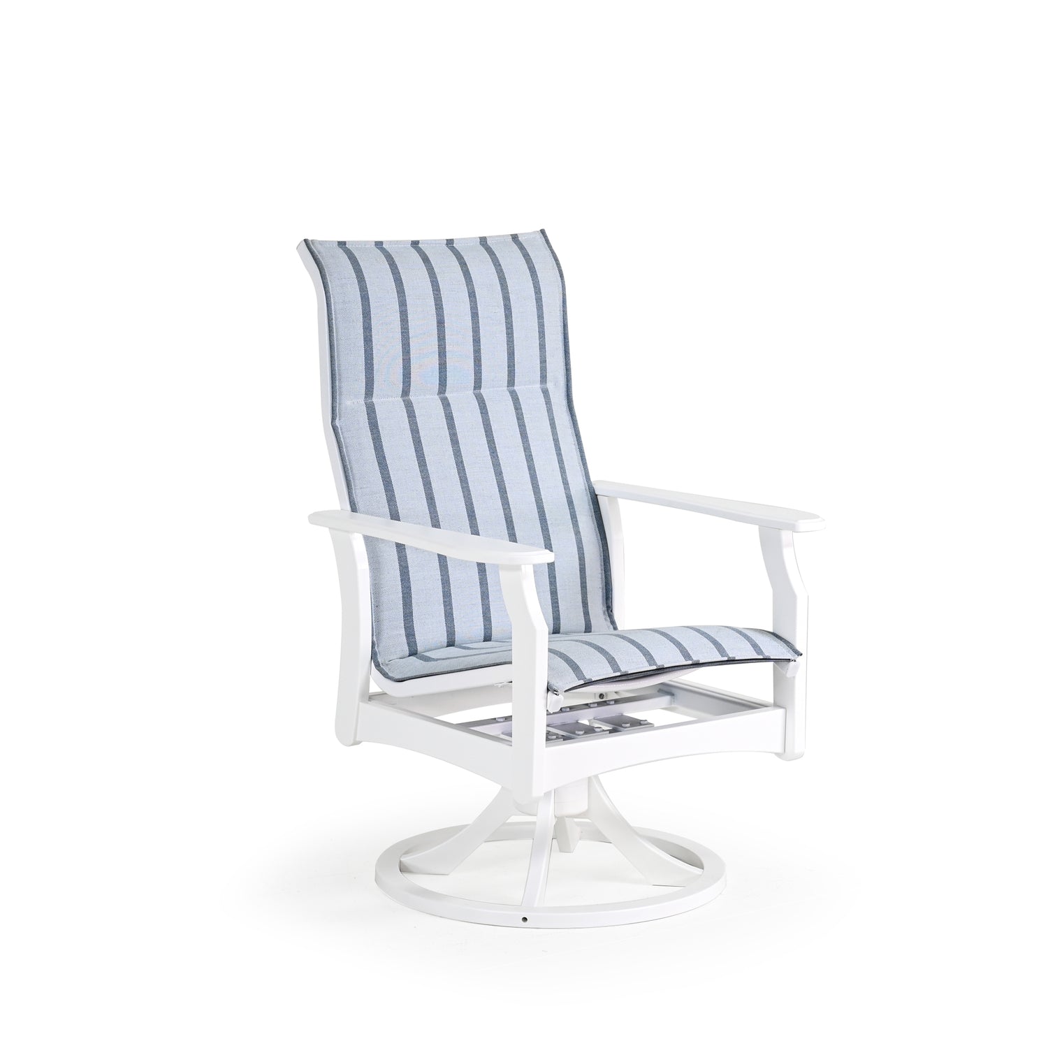 Tobago Swivel Tilt Padded Sling Dining Chair