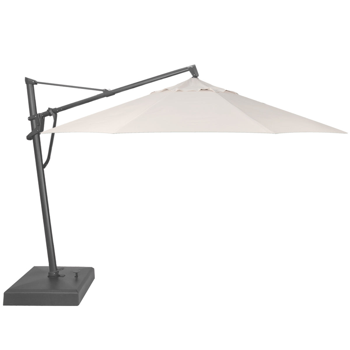 11' Octagonal Cantilever Umbrella with Anthracite Pole