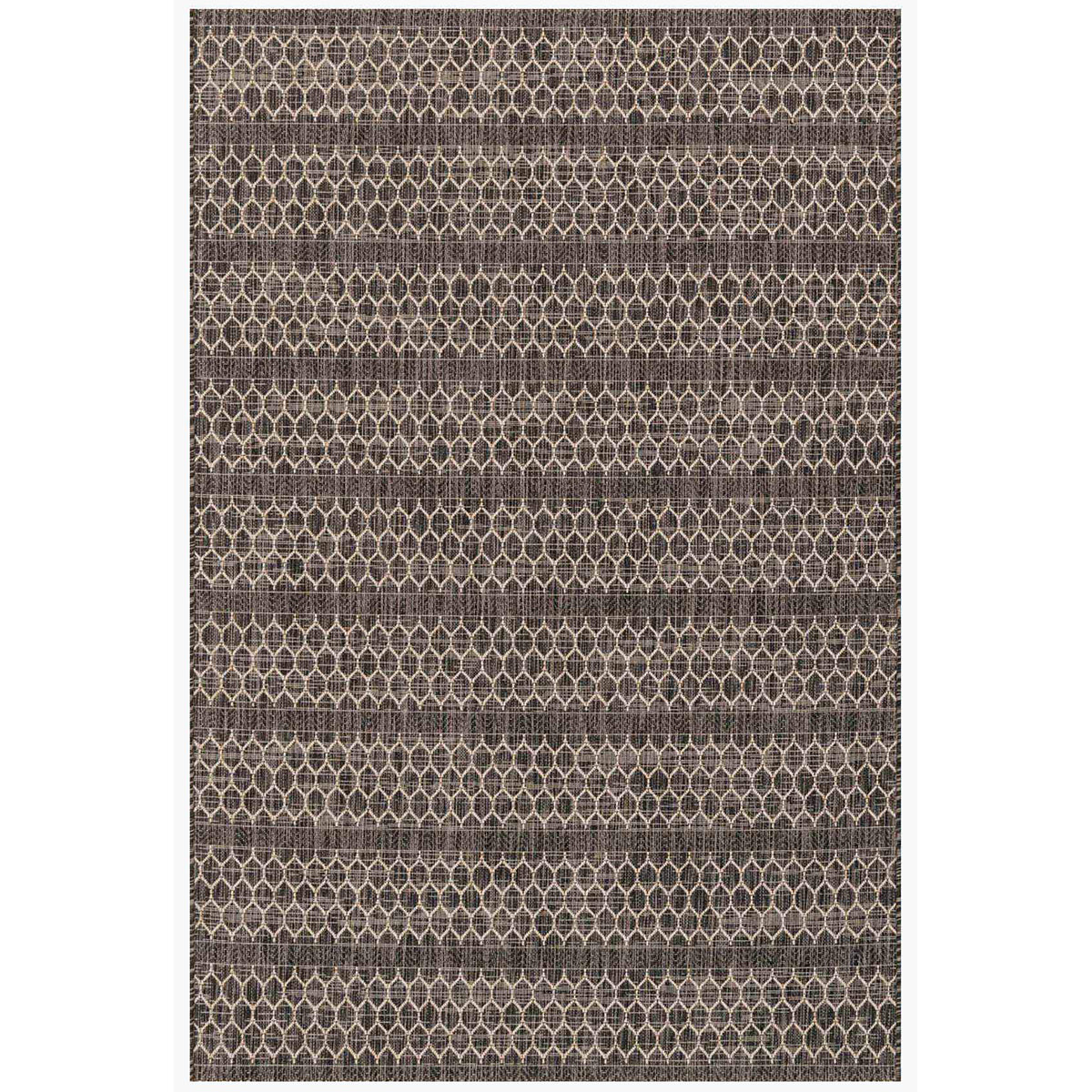 Isle Indoor/Outdoor Black Grey Rug