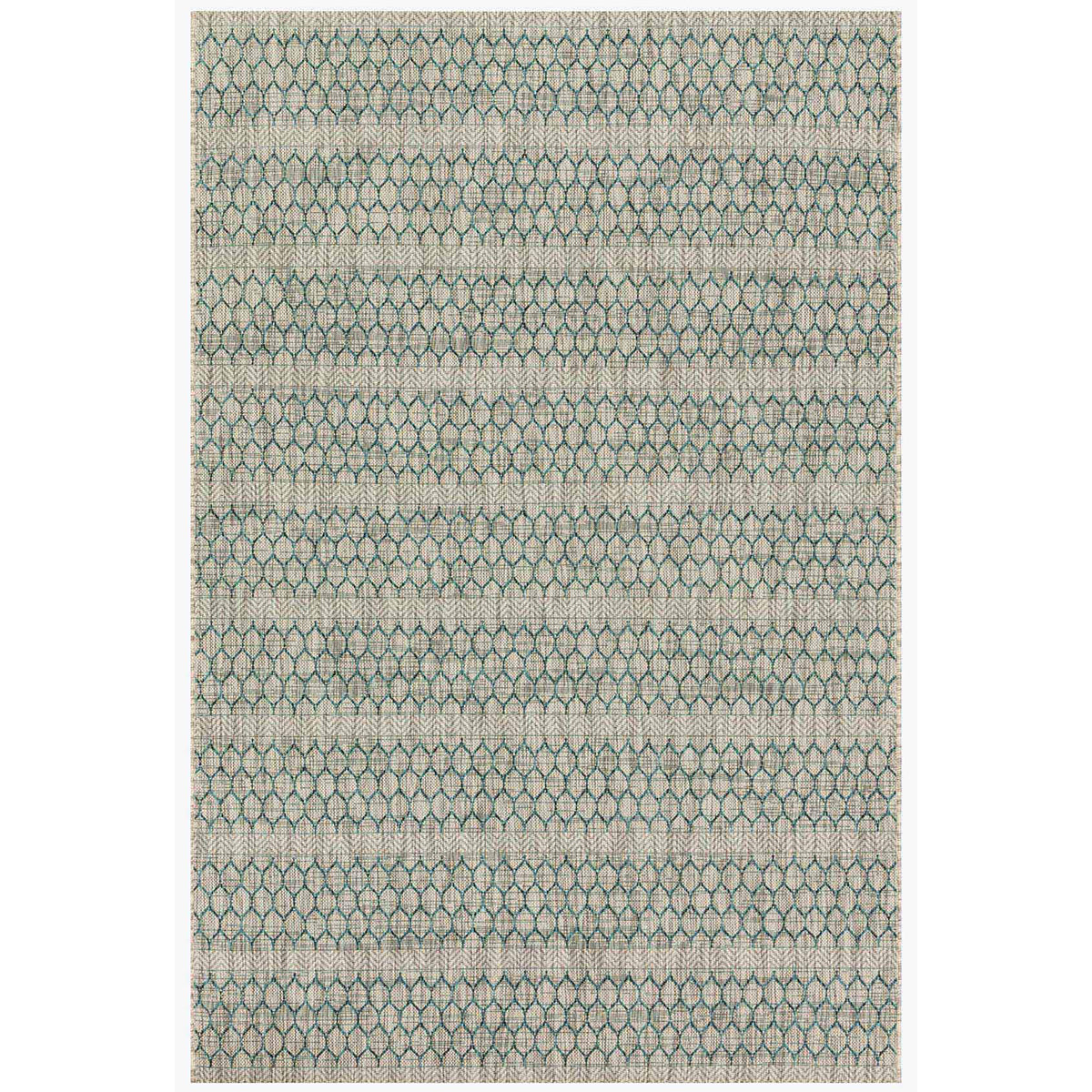 Isle Indoor/Outdoor Grey Teal Rug